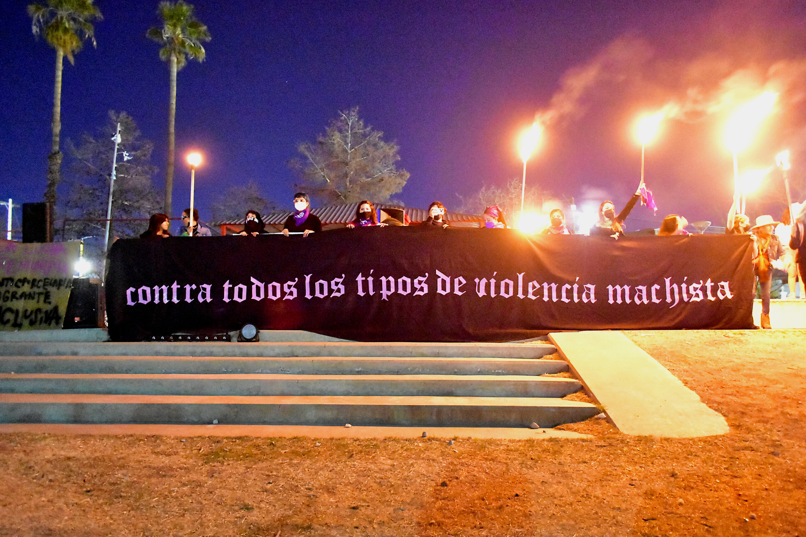 Más de tres mil mujeres se manifiestan este 8 de marzo contra la violencia hacia la mujer en Ciudad Juárez